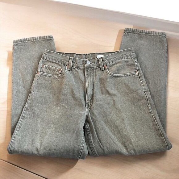 Vintage Levi's 550 Jeans Men's 34x30 Gray Grunge Relaxed Fit Made In USA 03/2000 - Picture 4 of 6